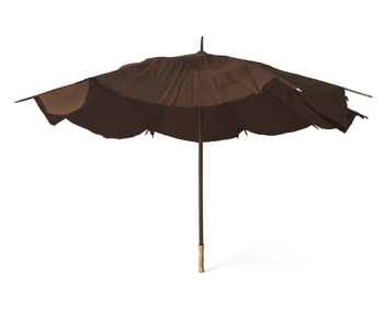 An Umbrella with Scrimshaw Handle