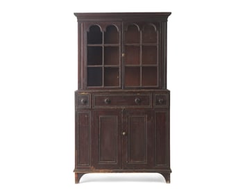 A Painted Pine "Hackensack" Cupboard