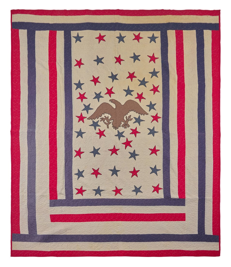 A Pieced and Appliqued Patriotic Quilt (1 of 2)