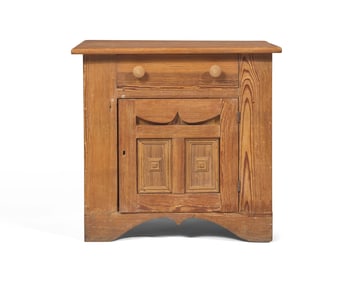 A Yellow Pine Washstand