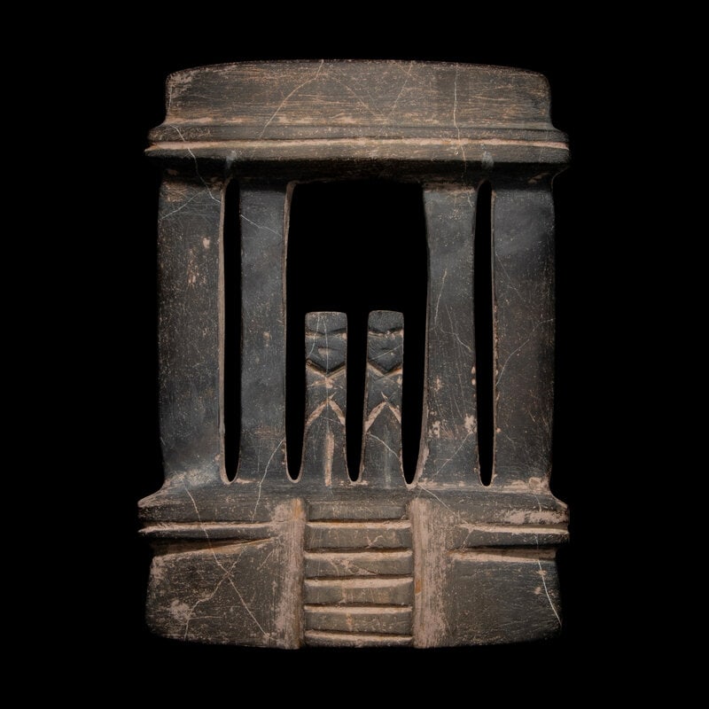 A Mezcala Greenstone Temple (1 of 3)