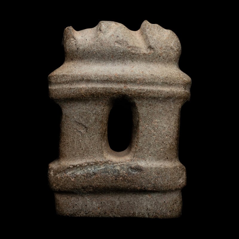 A Mezcala Greenstone Temple (1 of 4)