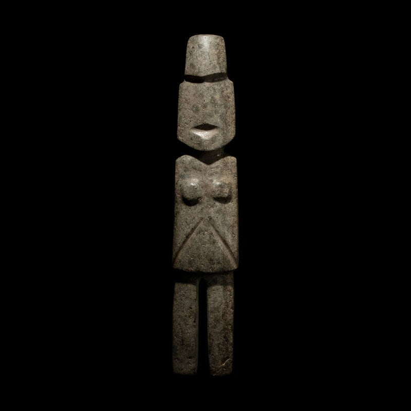A Mezcala Stone Standing Figure (1 of 3)