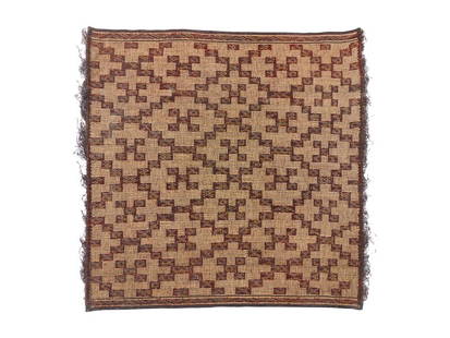 AUGUSTA HOFFMAN STUDIO
A Moroccan Tuareg Mat: AUGUSTA HOFFMAN STUDIO A Moroccan Tuareg Mat Modern Of chequered design Length 36 x width 36 inches. Freeman's | Hindman in Partnership with the Winter Show to