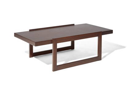 DONZELLA, LTD.
A Mid-Century Modern Mahogany Cocktail Table: DONZELLA, LTD. A Mid-Century Modern Mahogany Cocktail Table By Paul L&#225;szl&#243; for Brown Saltman, Circa 1950 The top floating on two rectangular side supports, labels to unde