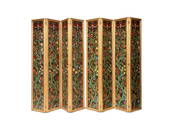 DAVID KLEINBERG DESIGN ASSOCIATES
A Pair of Giltwood and Polychrome Painted Four-Panel Folding Scree