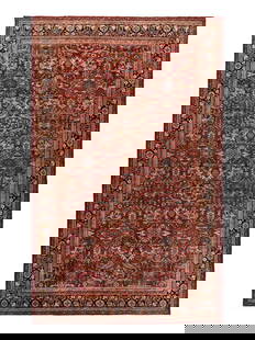 A Mahal Rug: A Mahal Rug Second Quarter 20th Century 17 feet x 10 feet 6 inches. Property from a Private Collection This lot is located in Cincinnati. Size 17 feet x