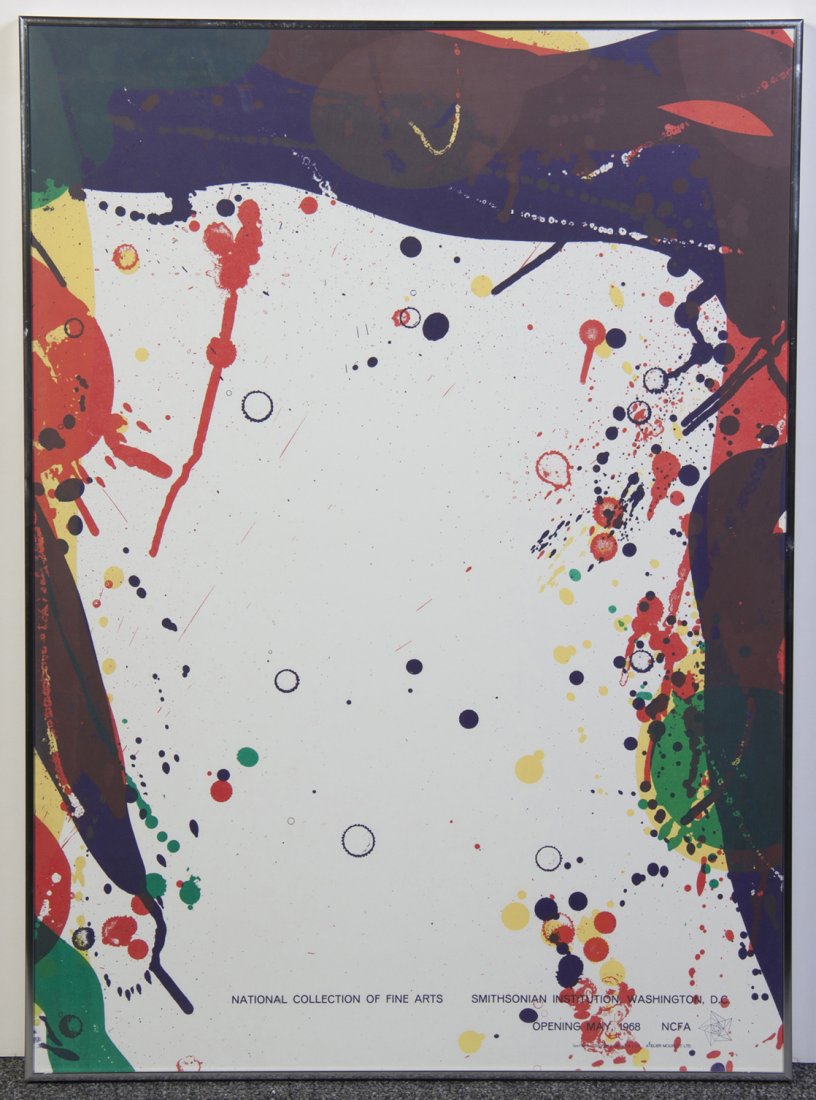 Sam Francis, (American, 1923-1994), National Collection: Sam Francis (American, 1923-1994) National Collection of Fine Arts, 1968 poster 37 1/2 x 27 1/2 inches.