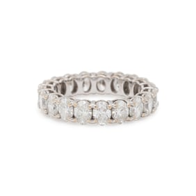 OVAL DIAMOND ETERNITY BAND