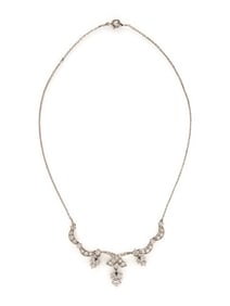 PLATINUM AND DIAMOND NECKLACE