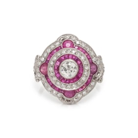 RUBY AND DIAMOND RING