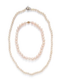COLLECTION OF CULTURED PEARL NECKLACES