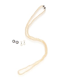 COLLECTION OF CULTURED PEARL JEWELRY
