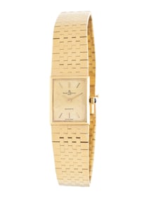 BAUME & MERCIER, YELLOW GOLD WATCH