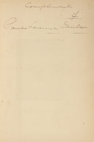 [African-Americana] Dunbar, Paul Laurence. Majors and Minors: Poems