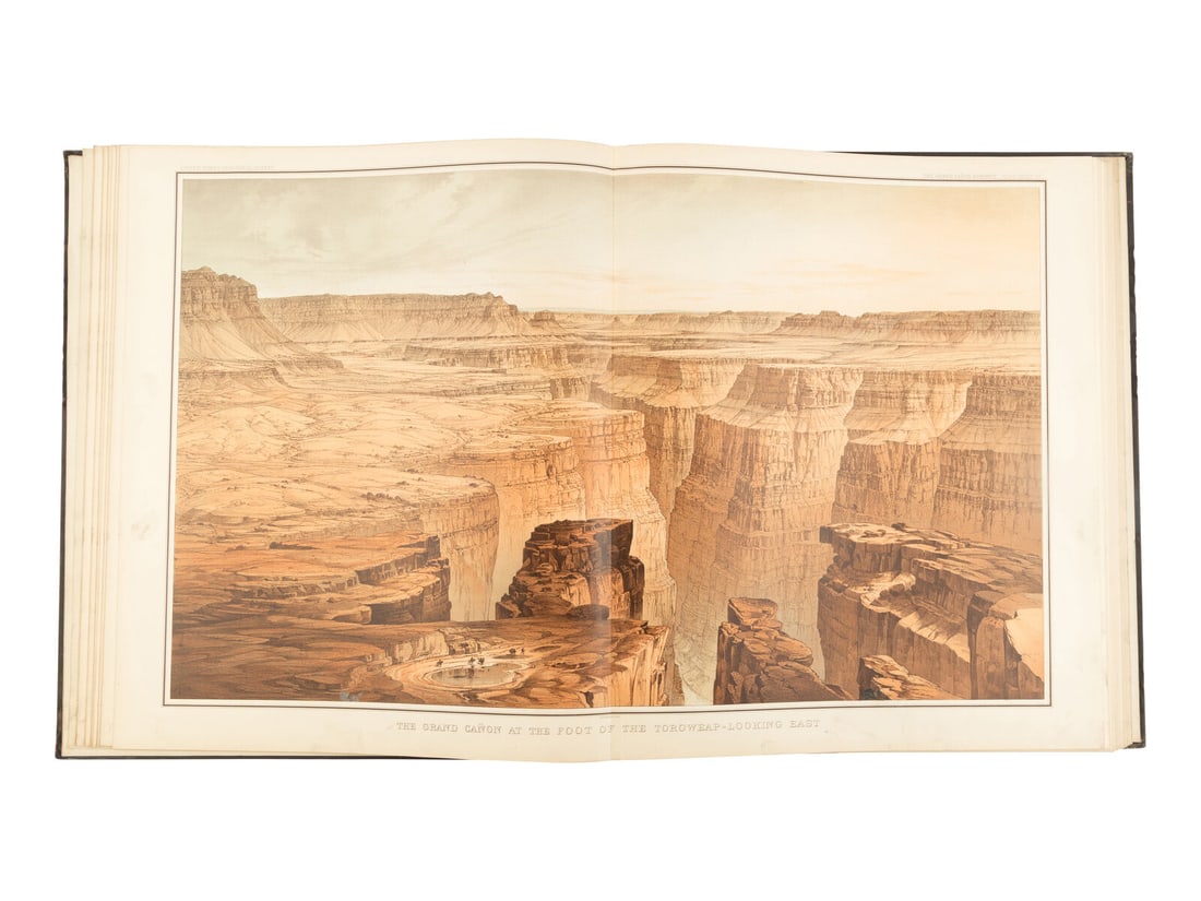 [Americana] Dutton, Clarence Edward. Tertiary History of the Grand Cañon District: [Americana] Dutton, Clarence Edward. Tertiary History of the Grand Cañon District Washington: Government Printing Office, 1882. In two volumes, comprising: quarto text volume and large folio atla
