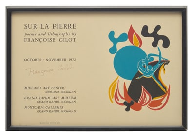 [Art] Gilot, Francoise. Sur la Pierre Poemes et Lithographies