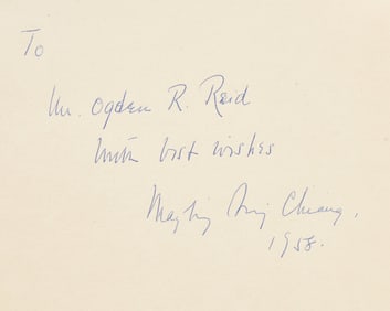 [Art] Mei-ling, Soong (Madame Chiang Kai-Shek). Paintings by Madame Chiang Kai-Shek