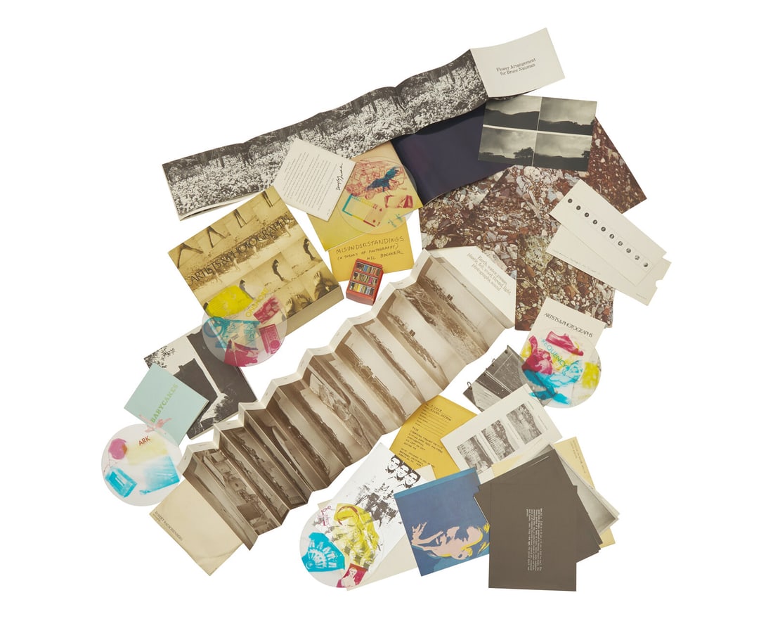 [Art] Warhol, Andy, and Robert Rauschenberg, and Ed Ruscha, et al. Artists & Photographs: [Art] Warhol, Andy, and Robert Rauschenberg, and Ed Ruscha, et al. Artists & Photographs (New York): Multiples, Inc. in association with Colocraft, Inc., 1970. First edition (one of only about 1,2