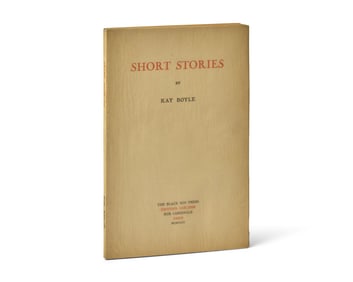 [Black Sun Press] Boyle, Kay. Short Stories