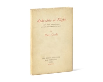 [Black Sun Press] Crosby, Harry. Aphrodite in Flight Being Some Observations on the Aerodynamics of