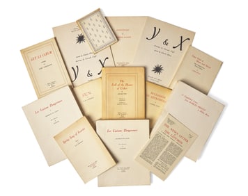 [Black Sun Press] Group of 12 First Editions