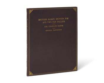 [Children's & Illustrated] Harris, Joel Chandler. Typed Manuscript of "Brother Rabbit, Brother
