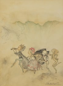 [Children's & Illustrated] Rackham, Arthur. Each one, tripping on his toe will be here with mop