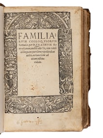 [Early Printing] Erasmus. Sammelband of 4 Lifetime Works