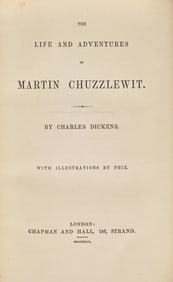 [Literature] Dickens, Charles. The Life and Adventures of Martin Chuzzlewit