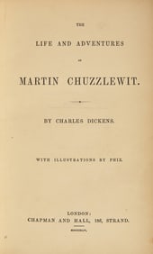 [Literature] Dickens, Charles. The Life and Adventures of Martin Chuzzlewit