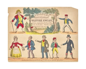 [Literature] Dickens, Charles. Pollock's Juvenile Drama. Oliver Twist, or the Parish Boy's Progress.