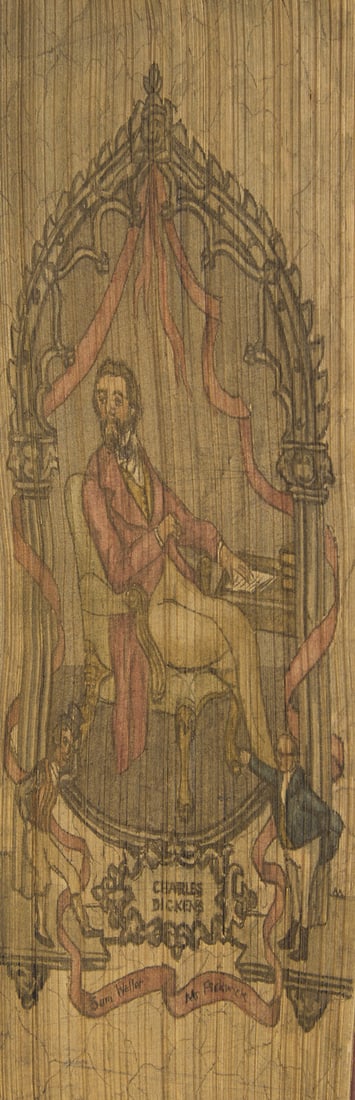[Fore-Edge Painting] Dickens, Charles. The Posthumous Papers of the Pickwick Club (1 of 3)