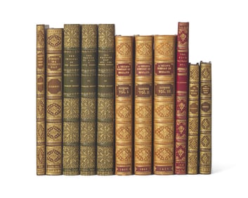 [Literature] Dickens, Charles. Group of Nine Finely Bound  First Editions