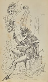 [Literature] [Stoker, Bram]. FitzGerald, William. Original Sketchbook