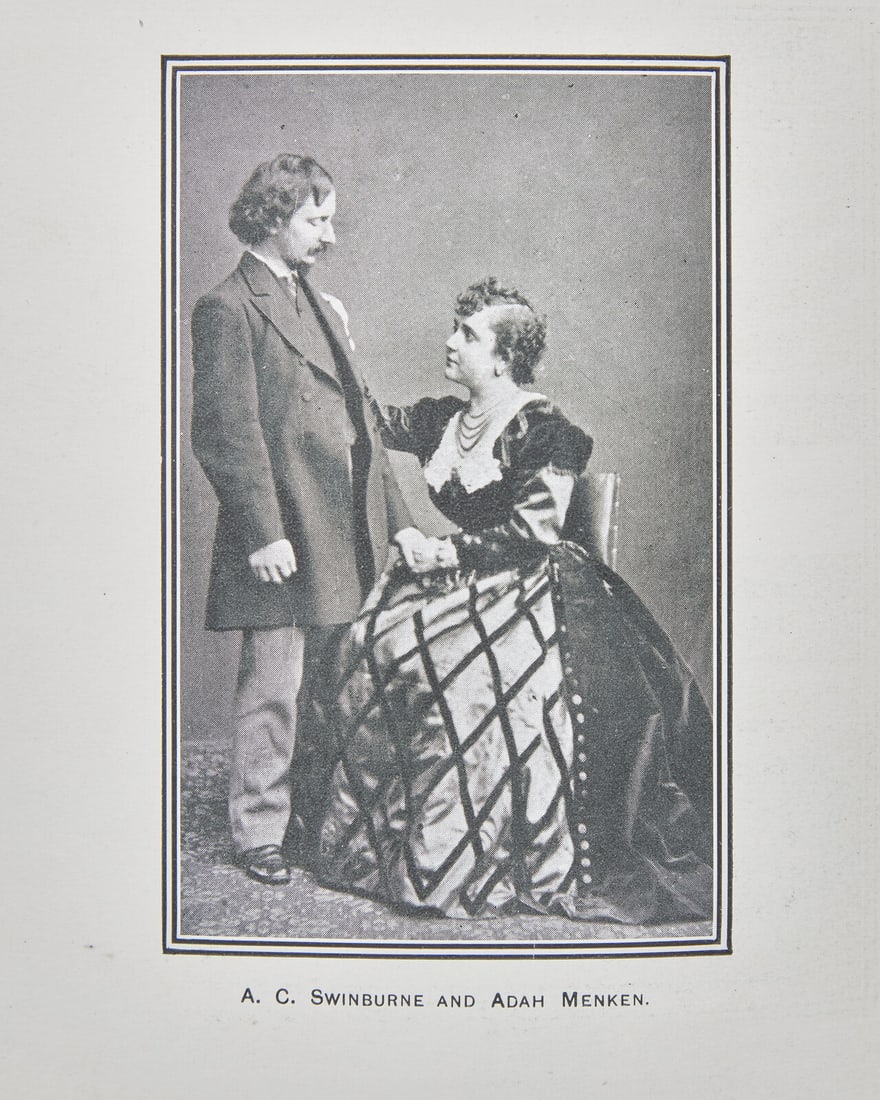 [Literature] Swinburne, Algernon Charles. Adah Isaacs Menken A Fragment Of Autobiography: [Literature] Swinburne, Algernon Charles. Adah Isaacs Menken A Fragment Of Autobiography London: Printed for Private Circulation Only, 1917. First and only edition, one of 12 unnumbered copies. 4to. x