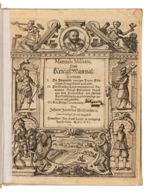 [Military History] Wallhausen, Johann Jacobi von. Manuale Militare oder Kriegsmanual...