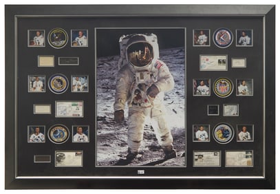 [Travel & Exploration] Group of 12 Signatures of NASA Apollo Missions Moonwalkers