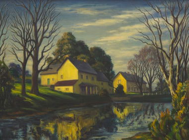 Robert A. Darrah (RAD) Miller (American, 1905-1966) Sunset