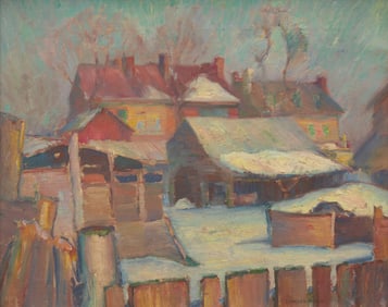 Charles Rosen (American, 1878-1950) Untitled (Snowed In), c. 1918-20