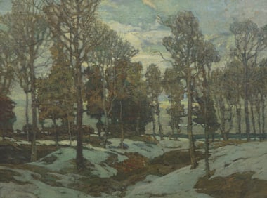 Walter Elmer Schofield (American, 1867-1944) January Day, c. 1906
