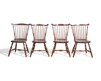 A Set of Four Comb-Back Windsor Side Chairs