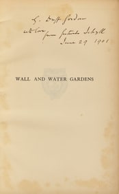 [Gardening] Jekyll, Gertrude. Group of 10 Works, One Signed