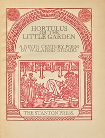 [Gardening] Strabo, Wallafrid. Hortulus, or The Little Garden