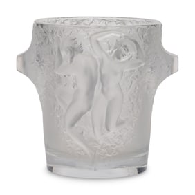 A Lalique Ganymede Wine Cooler