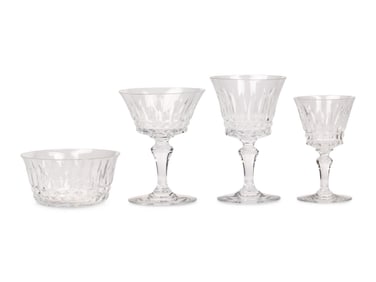 A Baccarat Glass Table Service