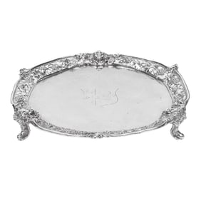 A George II Silver Wine Waiter