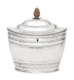 A George III Silver Tea Caddy