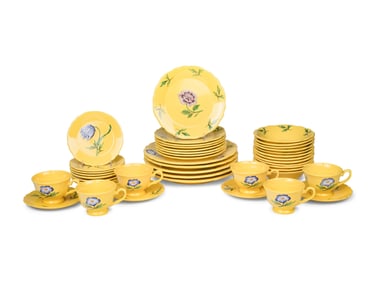 A French Faience Dinner Service
