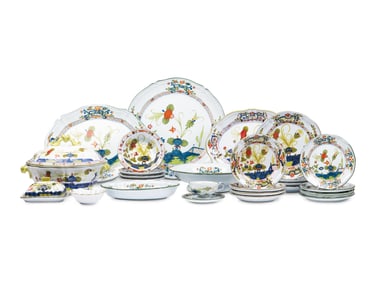 An Italian Faience Dinner Service
